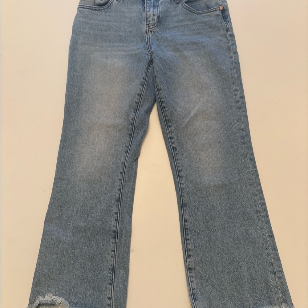 Liverpool Denim Flare Jeans in Soft Blue